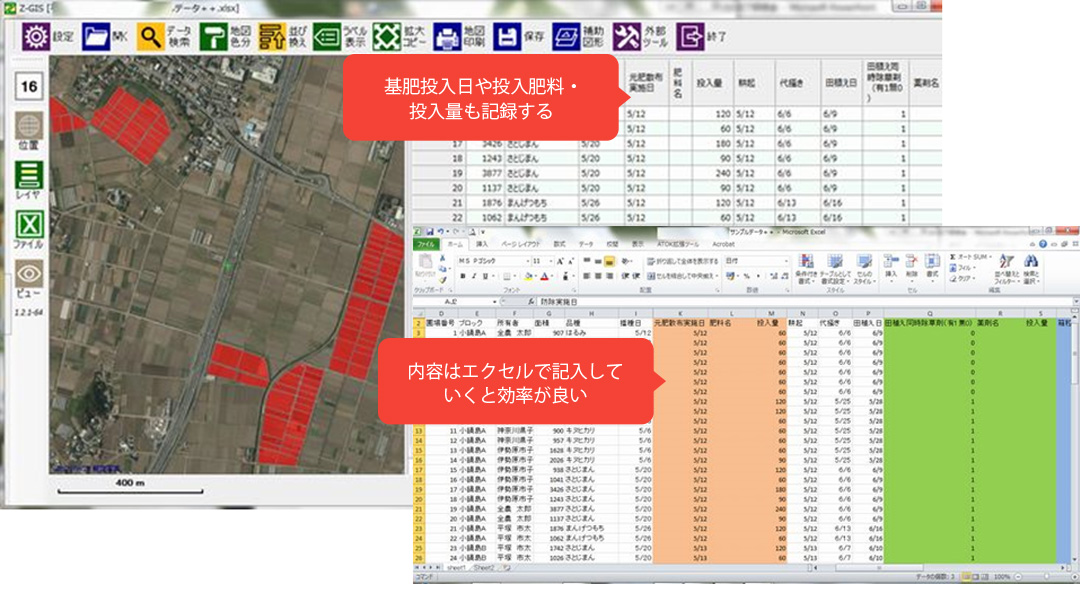 慣れてきたら情報を加えて管理ができる